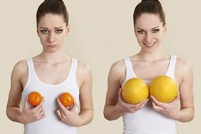 augmentation mammaire aux fruits